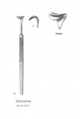 Ecarteur de Desmarres 16 cm - largeur 18 mm distribué par Nussbaum Médical