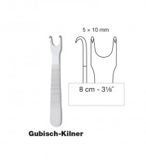 Crochet de Gubisch-Kilner 8 cm - 5 x 10 mm