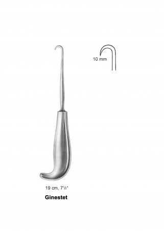 Crochet de Ginestet 19 cm - 10 mm
