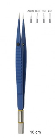 Pince bipolaire Premium droite 16 cm distribuée par Nussbaum Médical