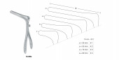 Spéculum Cottle à vis latérale 14 cm - fig.1 - 35 mm