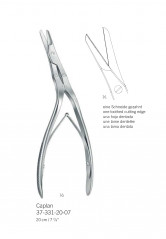 Ciseaux de Caplan, longueur 20 cm, avec lame dentelée pour la cloison nasale distribués par Nussbaum Médical
