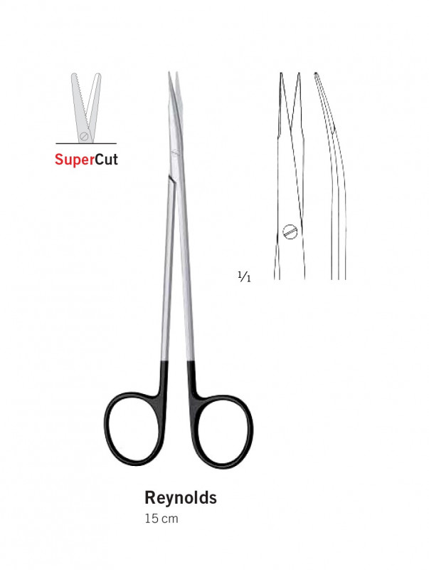 Ciseaux de Reynolds courbes de 15 cm SC