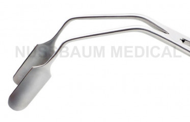 Ecarteur vaginal latéral en inox distribué par Nussbaum Médical, détail