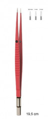 Pince bipolaire NON-STICK droite 19,5 cm distribuée par Nussbaum Médical