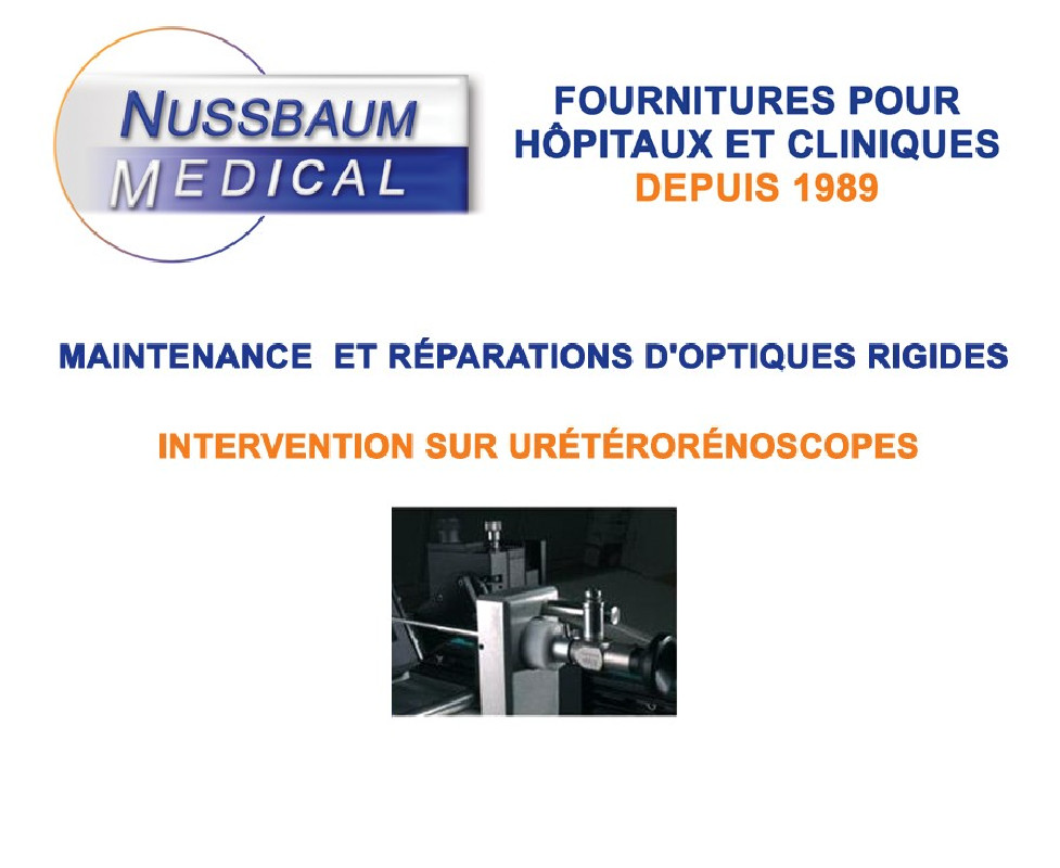 Intervention pour urétérorénoscopes