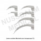 Lames courbées MacIntosh pour laryngoscope F.O.