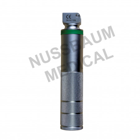 Poignées standard pour
lame fibrée de laryngoscope, réf. 45-20207, distribuée par Nussbaum Médical