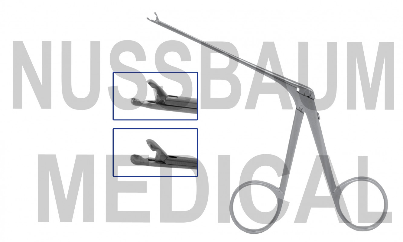 Micro-Pince auriculaire Hartmann Droite Cuillères Rondes