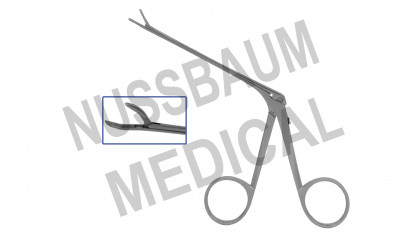 Pince auriculaire à préhension Weingartner, tige ø 2,5 mm, tige longueur utile 80 mm, distribuée par Nussbaum Médical