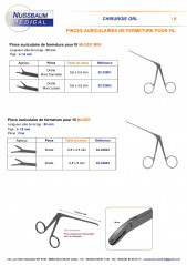 Brochure ORL - Pinces Auriculaires - Juin 2022, page 09 - Publication de Nussbaum Médical