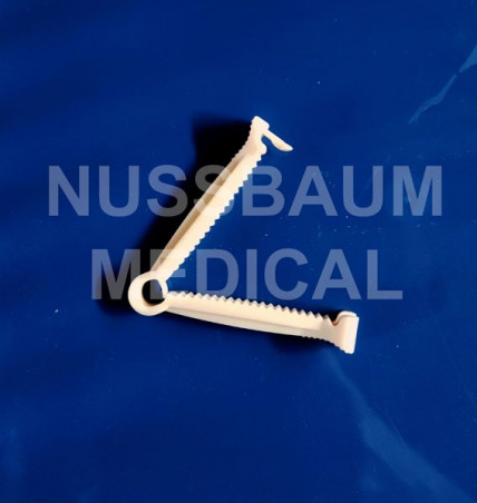 Clamp Double-Grip pour le cordon ombilical distribué par Nussbaum Médical