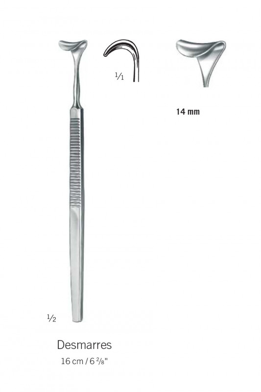 Ecarteur de Desmarres 16 cm - 14 mm