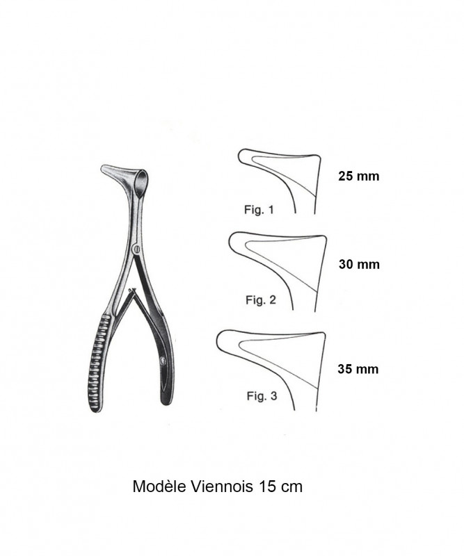 Spéculum modèle viennois, 15 cm distribué par Nussbaum Médical