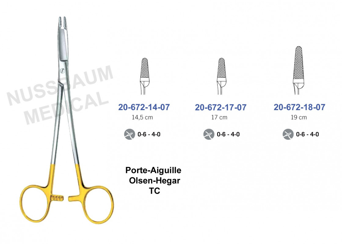 Porte-Aiguille Olsen-Hegar TC