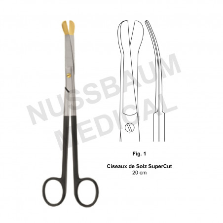 Ciseaux Solz de 20 cm Supercut distribués par Nussbaum Médical