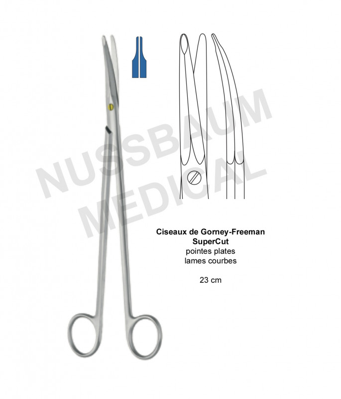 Ciseaux Gorney-Freeman 23 cm Supercut Ciseaux Gorney-Freeman 23 cm Supercut