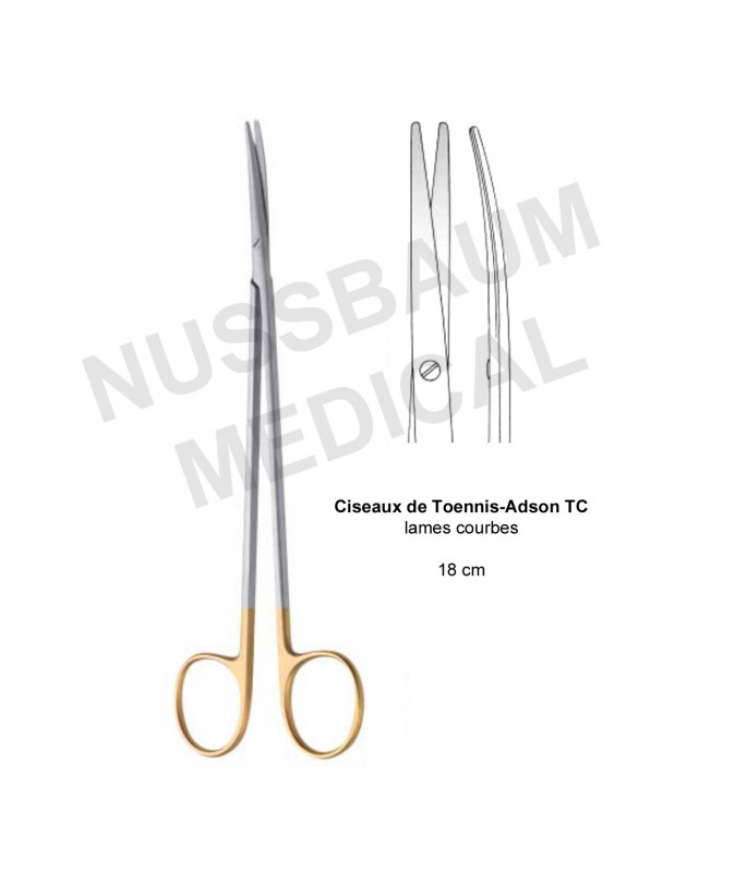 Ciseaux à Dissection Toennis-Adson TC