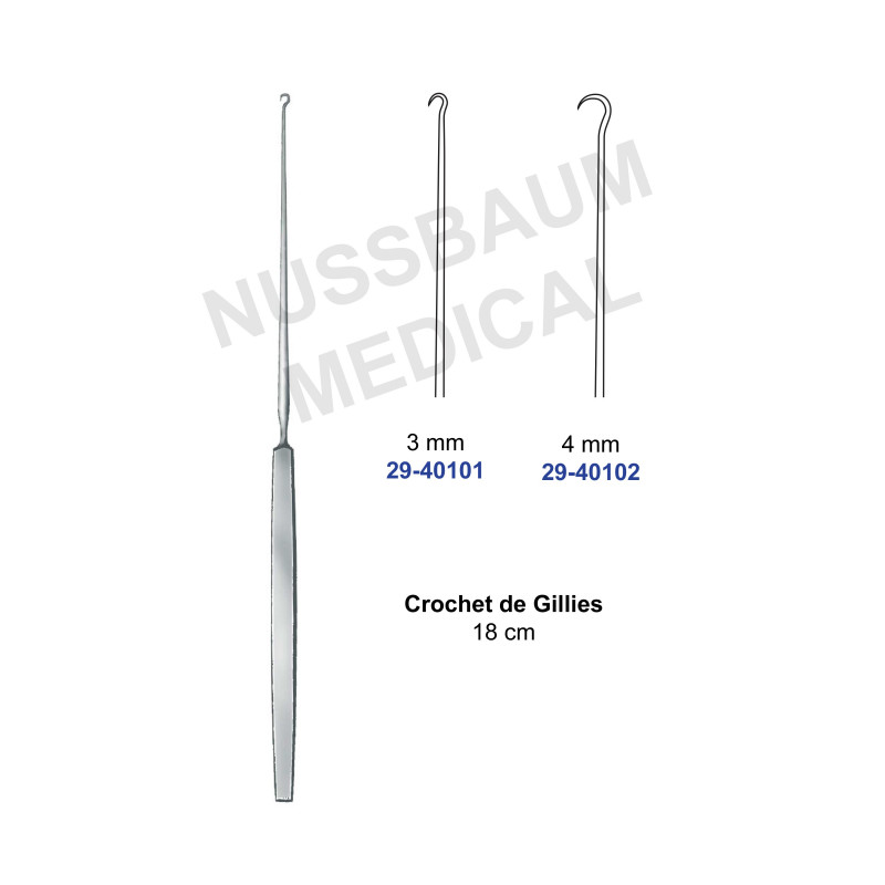 Crochet de Gillies 18 cm Crochet de Gillies 18 cm