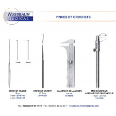 Crochet de Barsky 15,5 cm