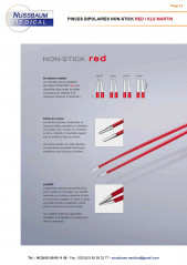 Brochure Pinces Bipolaires pour électrochirurgie haute fréquence distribuées par Nussbaum Médical, édition avril 2024, page 12