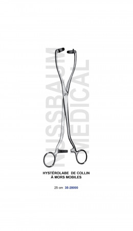 Hystérolabe de Collin à mors mobiles distribué par Nussbaum Médical