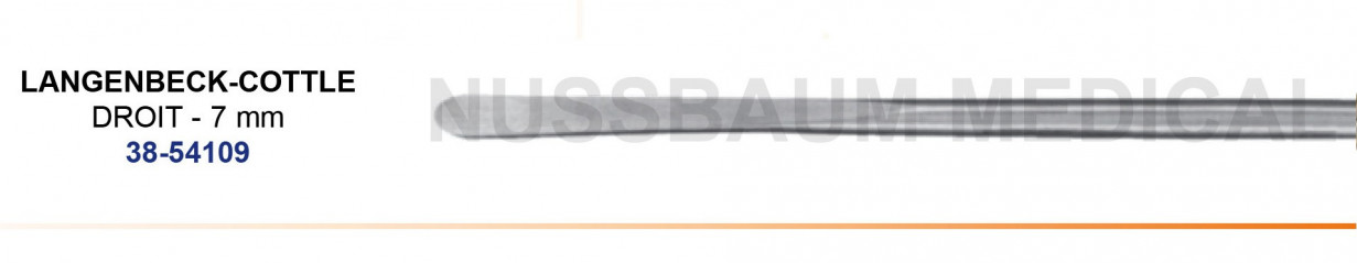 Endodissecteur Langenbeck-Cottle droit distribué par Nussbaum Médical