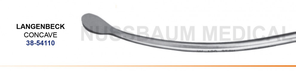 Endodissecteur Langenbeck concave distribué par Nussbaum Médical