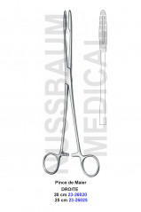 Pince à pansements de Maier droite, distribuée par Nussbaum Médical