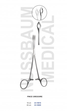 Pince Grégoire distribuée par Nussbaum Médical