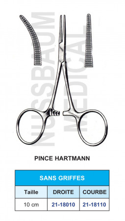 Pince Hartmann 10 cm