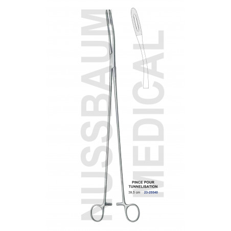 Pince pour tunnelisation 39,5 cm distribuée par Nussbaum Médical