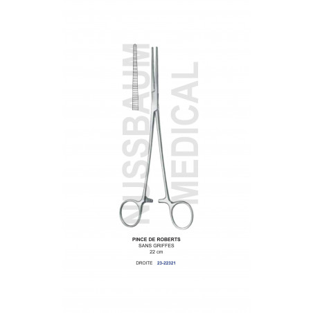 Pince de Roberts 22 cm Sans Griffes