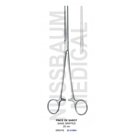 Pince de Sarot 25 cm Sans Griffes