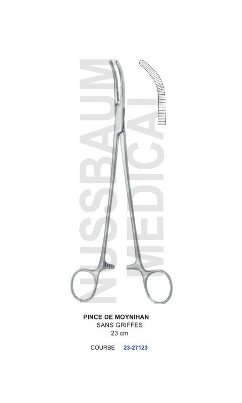 Pince de Moynihan 23 cm Sans Griffes