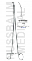 Pince de Santy Sans Griffes 30 cm légèrement courbe distribuée par Nussbaum Médical
