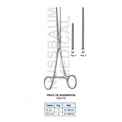 Pince de Bainbridge Courbe distribuée par Nussbaum Médical