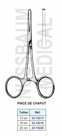 Pince Chaput toutes tailles, distribuée par Nussbaum Médical