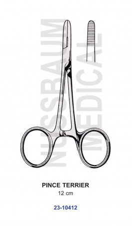 Pince Terrier de 12 cm distribuée par Nussbaum Médical