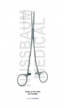 Pince à polypes de Palmer 21 cm fabriquée en France distribuée par Nussbaum Médical