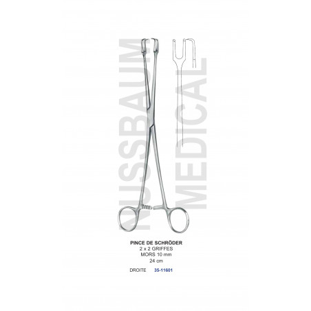 Pince Schröder 2x2 Griffes