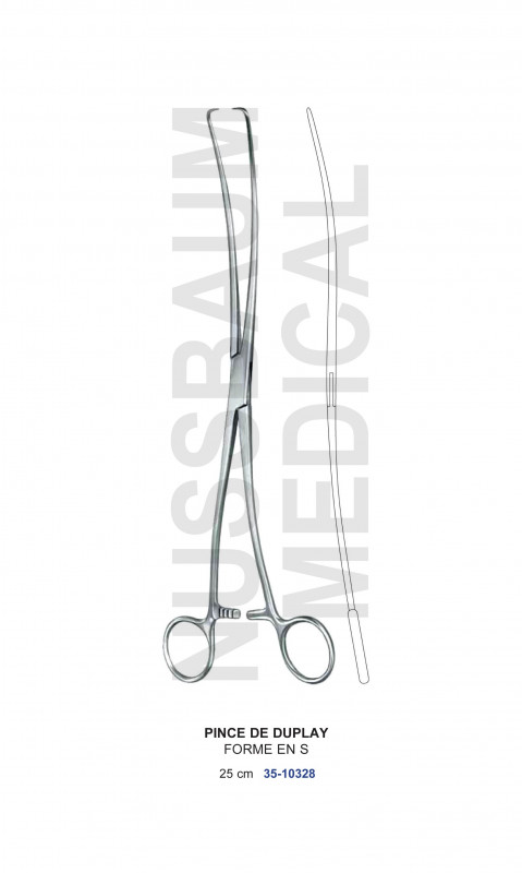 Pince de Duplay en S