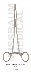 Pince à lambeaux de Cotte 20 cm fabriquée en France distribuée par Nussbaum Médical