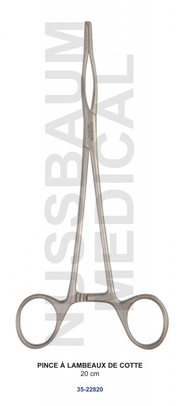 Pince à lambeaux de Cotte