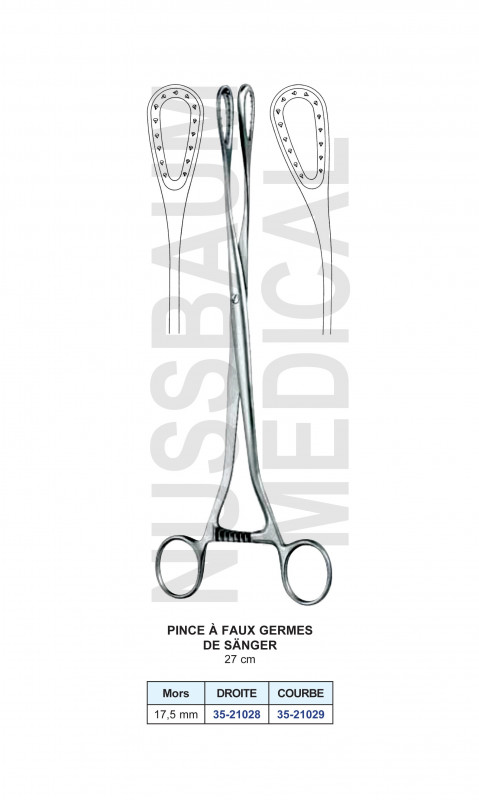Pince à faux germes de Sänger