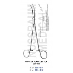 Pince de Tunnelisation Courbe pour hystérectomie distribuée par Nussbaum Médical
