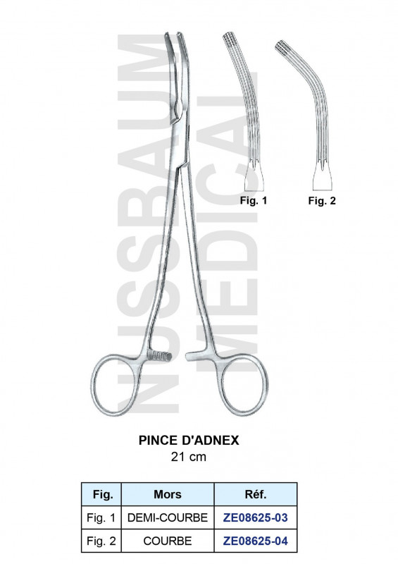 Pince d'Adnex 21 cm