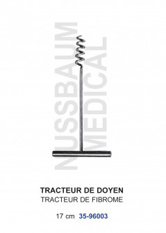 Tracteur de fibrome de Doyen distribué par Nussbaum Médical