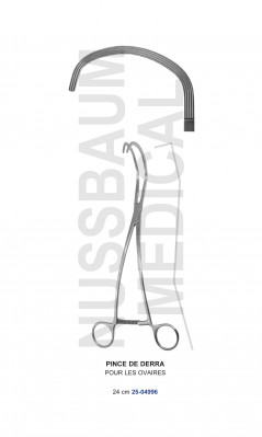 Pince de Derra pour les ovaires distribuée par Nussbaum Médical