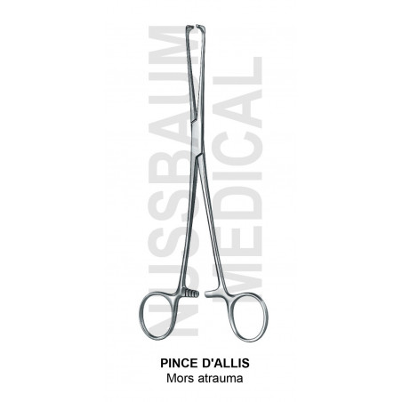 Pince d'Allis mors atraumatiques distribuée par Nussbaum Médical
